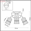 Потолочная люстра Simpana 3529/3C от Lumion (3)