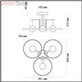 Потолочная люстра 4031/40CL Lond от Odeon Light (3)