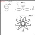 Потолочная люстра 4026/73CL Brollo от Odeon Light (3)