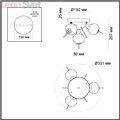 Потолочная люстра 3996/4C Sirius от Odeon Light (3)