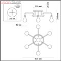 Потолочная люстра 3983/7C Alonzo от Odeon Light (3)