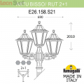 Уличный фонарь Rut E26.158.S21.BXF1R Fumagalli (2)