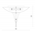 Светильник потолочный 4002/02 PL-3 из серии Goccia от Divinare (4)