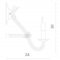 Бра 8111/01 AP-1 из серии Diana от Divinare (4)