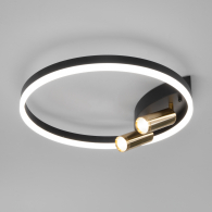 Потолочный светильник Luminari 90247/3 черный/золото Smart Eurosvet