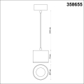 Подвесной светильник 4000K 12W Patera 358655 Novotech (3)