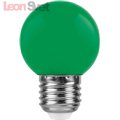 Лампа светодиодная LB-37 E27 220В 1Вт зеленый цвет 25117 от Feron