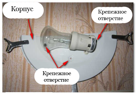 Непосредственно к стене