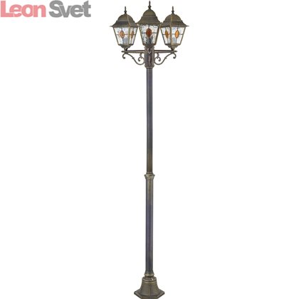 Уличный столб с фонарем 1804-3F от Favourite