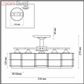 Потолочная люстра Rotondum 3504/5C от Lumion (3)