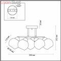 Потолочная люстра Melefa 3507/5C от Lumion (3)