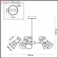 Потолочная люстра Samuria 3530/5C от Lumion (3)