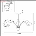Потолочная люстра Vittam 3590/3C от Lumion (3)