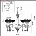 Подвесная люстра 3999/8 Dorata от Odeon Light (3)