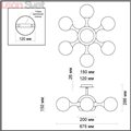 Потолочная люстра 3972/7C Miolla от Odeon Light (3)