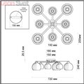 Потолочная люстра 3971/8C Micca от Odeon Light (3)