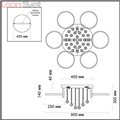 Потолочная люстра 3955/96L Velo от Odeon Light (3)