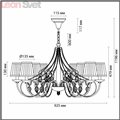 Подвесная люстра 3922/8 Adriana от Odeon Light (3)