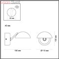 Настенный светильник 3535/1CL Karima от Odeon Light (4)