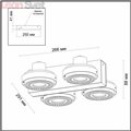 Потолочный светильник 3490/4C Satelium от Odeon Light (4)