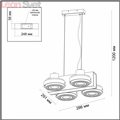 Подвесной светильник 3490/4 Satelium от Odeon Light (4)