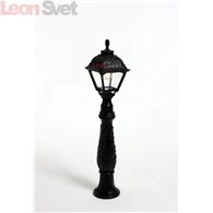 Уличный низкий фонарь Iafaet R Black Cefa U23.162.000.AXE27 Fumagalli