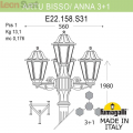 Уличный фонарь Anna Artu Bisso E22.158.S31.BYE27 от Fumagalli (5)