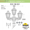 Уличный фонарь Anna Gigi Bisso E22.156.S21.BXE27 от Fumagalli (5)