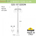 Уличный фонарь Globe 250 G25.157.S20.AZE27DN Fumagalli (3)