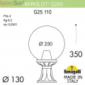 Фонарь на постамент Globe 250 G25.110.000.BYE27 Fumagalli (2)