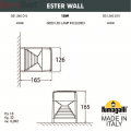 Уличный светильник Ester DS1.560.000.LXD1L Fumagalli (2)