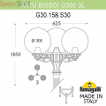 Уличный фонарь Globe 300 G30.158.S30.BXE27 Fumagalli (2)