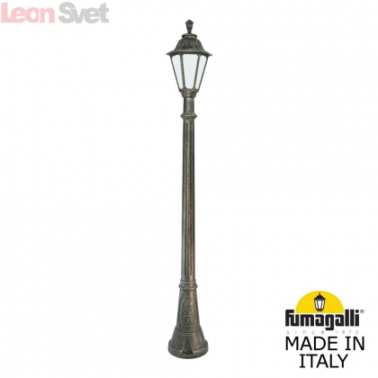 Столб фонарь для улицы Artu на основании Rut артикул E26.158.000.BYE27 от Fumagalli