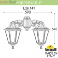 Настенный уличный светильник Rut E26.141.000.AYF1RDN Fumagalli (2)