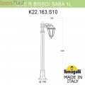 Низкий уличный фонарь Saba K22.163.S10.BXF1R Fumagalli (2)