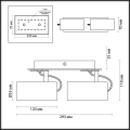 Светильник потолочный Corse 3876/2C от Odeon Light (3)