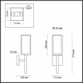 Уличный настенный светильник IP44 Argos 4167/1W от Odeon Light (3)