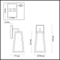 Уличный настенный светильник IP43 Clod 4170/1W от Odeon Light (3)