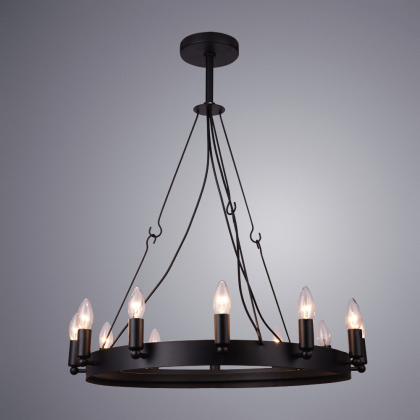 Подвесная люстра Bastaglia A8811SP-12BK от Arte Lamp
