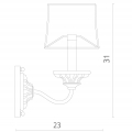 Настенный светильник Dolce 1175/01_AP-1 от Divinare (3)