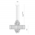 Люстра подвесная 1285/02 SP-6 из серии Tiziana от Divinare (6)