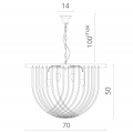 Подвесная люстра Cascata 3003/01_SP-8 от Divinare (6)