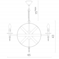 Подвесная люстра Eterno 4043/04_SP-8 от Divinare (2)