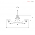 Люстра 6051/8+3 от Евросвет (5)