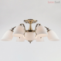 Потолочный светильник 22010/6+2 античная бронза от Евросвет