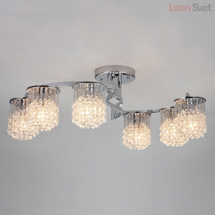 Потолочный светильник 3222/6 хром Strotskis от Евросвет