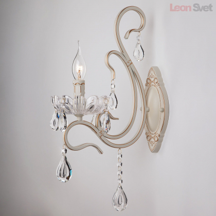 Настенный светильник 12205/1 белый Strotskis от Евросвет