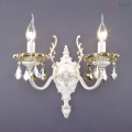 Настенный светильник 3281/2 белый с золотом/тонированный хрусталь Strotskis от Евросвет (2)