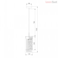 Подвесной светильник 1180/1 хром от Евросвет (5)