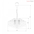 Подвесная люстра 3535/6 хром/перламутр от Евросвет (11)